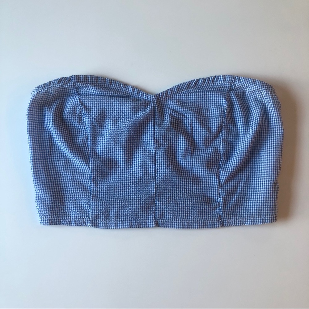 LF Call me Eden Gingham Crop Top M